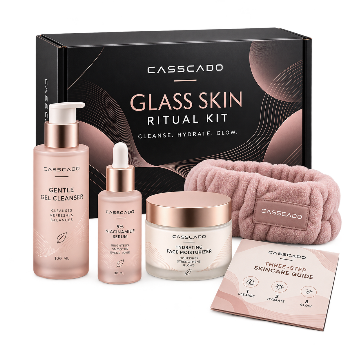 Glass Skin Ritual Kit – 3-Step Skincare Set