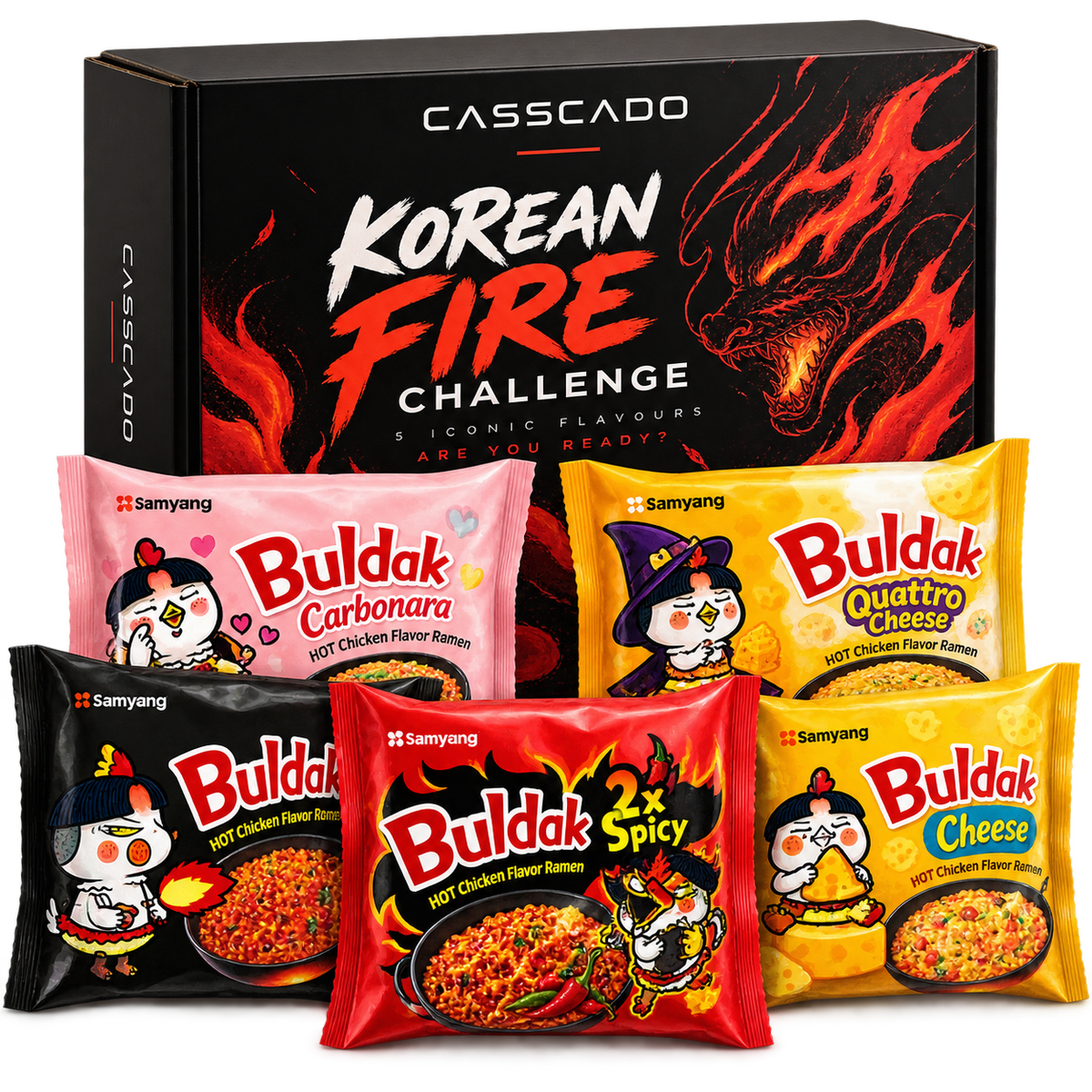 Korean Fire Challenge Box